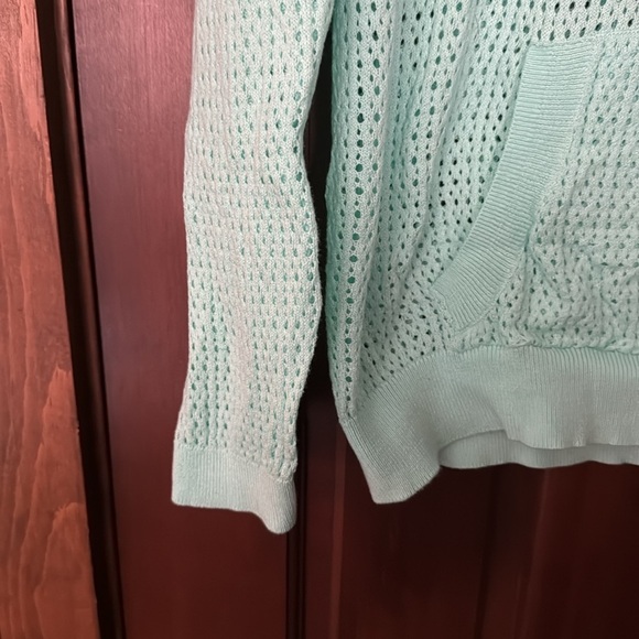 Charming Charlie Open Knit After Beach Hoodie - Picture 4 of 11